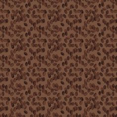 an animal print pattern with coffee beans