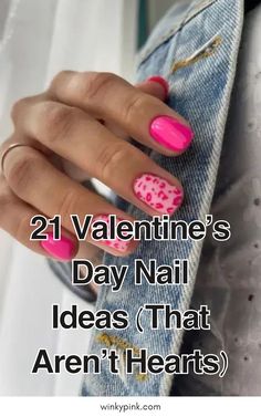 This post has 21 Valentine’s Day Nail Ideas that don’t include having hearts all over your nails. While hearts are cute, sometimes having something a bit different is fun too. These nail ideas are adorable for Valentine’s Day and the whole month of February! February nails. Valentines day nails.