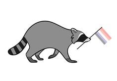 A stylized digital drawing of a raccoon holding a cupioromantic flag Pride Raccoon, Trans Art, Trans Flag, Lgbtq Stuff, Pansexual Pride, Pride Art, Gay Memes, Lgbt Art, A Flag