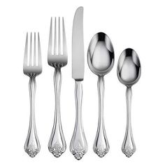 Boutonniere 20 Piece Everyday Flatware Set – Lenox Corporation Colorful Dinnerware, Classic Table, Stainless Steel Dishwasher, Kitchen Dinnerware, Stainless Steel Flatware, Flatware Set, Steel Handle