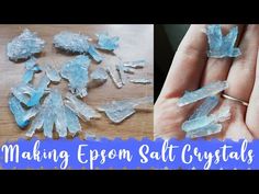 the process of making crystal salt crystals