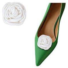 PRICES MAY VARY. Size: The size of this rose flower shoe clips is about 4cm/1.57 inch in diameter. Versatile Clips: Perfect addition to your plain flats, heels, hats, dresses, clutches and more. Easy to Use: Versatile shoe clips can be attached on the front, side or back of shoes for an instant make over. Occassion: Great gifts and presents to your girlfriend, lover, wife, mothers, family or friends on wedding party, engagement, birthday, prom evening party, graduation, Mother's day, New Year an Satin Shoe, Flower Women, Shoe Decoration, Rose Shoes, Satin Shoes, Wedding Party Decor, Flower Shoes, Decorated Shoes, Shoe Clips