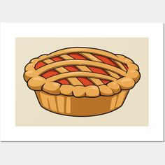 an illustration of a freshly baked pie