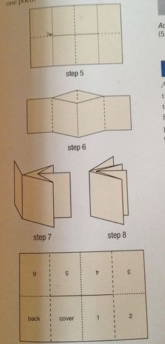 an open book with instructions on how to make origami boxes