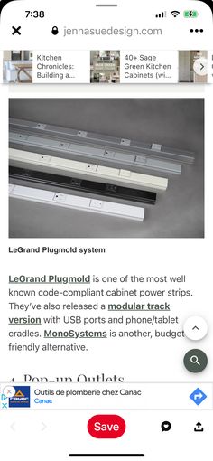 an app showing the instructions for how to install led strip lights