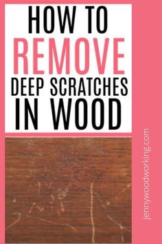 How to remove deep scratches in Wood Repair Scratched Wood, Fix Scratched Wood, Scratched Wood Floors, Repair Wood Furniture, Restore Wood Furniture, Restauration Hardware, Diy Furniture Repair, Wood Floor Repair