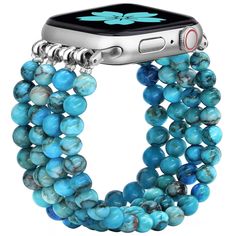 PRICES MAY VARY. High quality natural material: Newlibery's latest pure natural turquoise , Indian agate Apple Watch bands, the main line of pure natural, non-polluting, harmless to the human body, more fashionable and attractive than ordinary watch bands. It is also the best gift for family and friends on birthday, Christmas, Valentine's Day and Mother's Day. Compatibility:Newlibery fashion turquoise beaded apple watch band is compatible with Apple Watch 38mm 40mm 41mm 42mm 44mm 45mm,iWatch Ser Trendy Blue Apple Watch Band With Bracelet Strap, Trendy Adjustable Blue Apple Watch Band, Casual Blue Apple Watch Band With Bracelet Strap, Adjustable Beaded Blue Watch Bands, Adjustable Blue Bracelet Strap Apple Watch Band, Casual Apple Watch Band Bracelet Strap As Gift, Casual Apple Watch Band With Bracelet Strap As Gift, Casual Apple Watch Band Bracelet For Gift, Casual Blue Adjustable Apple Watch Band