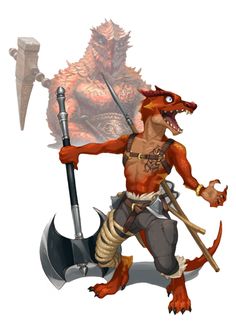 Guys, wait... guys.. listen... Kobold Barbarian, Path of the Beast. Be a kobold that turns into a dragonborn when you rage. That is all. : dndmemes Kobold Barbarian, Barbarian Dnd, Dnd Dragonborn, Pathfinder Character, Character Design Animation