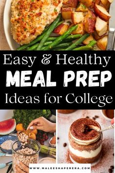 “Meal prep saved my life in college! 🍱 This guide is packed with easy, budget-friendly meal prep ideas, shopping tips, and recipes that made my weeknights so much less stressful. From one-bowl meals to overnight oats, these meals are quick to prepare, filling, and super affordable. Healthy Meal Prep for College Students on a Budget 🥗💸 #HealthyEating #MealPrep #CollegeLife #BudgetMeals”