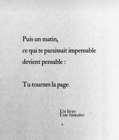 an open book with the words in french and english on it, including one page