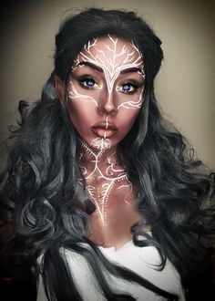 Wood Elf Makeup, Elven Makeup, Fair Outfit, Fair Outfits, Witch Makeup, Gold Costume, Forest Elf, High Elf, Makeup Class