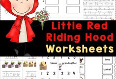 the worksheet for little red riding hood