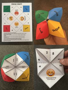 Emoji Origami Game Aesthetic Origami, Origami Game, Paper Craft Ideas For Kids, Paper Games For Kids, Emoji Craft, Craft Ideas For Beginners, Childrens Ministry Deals, Aesthetic Paper, Free Emoji