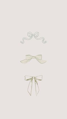 two bow ties on top of each other in front of a white background with the word love written below it