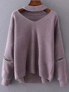 Cut Out Chunky Choker Sweater Bohol, Detailed Sweater, Komplette Outfits, Fall Winter Outfits, Look Fashion, Passion For Fashion, Autumn Winter Fashion, Casual Chic