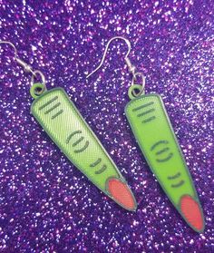 Green Novelty Earrings For Halloween, Witch Fingers, Shrinky Dink Crafts, Alternative Earrings, Weird Earrings, Earrings Edgy, Printed Earrings, 3d Printed Earrings, Witches Fingers