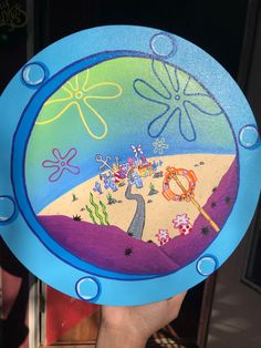 Spongebob Porthole Painting Porthole Painting, Spongebob Porthole, Painting Ideas On Canvas Valentines, Valentines Day Painting, Funny Painting, Number Painting, Aesthetic Painting Ideas, Painting Ideas On Canvas Easy