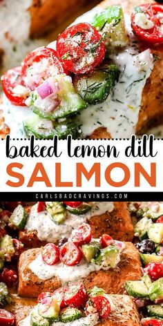 This healthy eating idea never disappoints! There's nothing like indulging in this Baked Lemon Dill Salmon. Cooked in a creamy dill sauce with a fresh, bold flavor, this easy salmon recipe is a healthy dinner option you'll surely love!