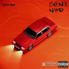 Red Car Album Cover Template Car Album Cover, Best Profile, Online Ads, Red Car, Cover Template