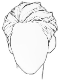 Hairstyle Drawings Male, Old Man Hairstyles Drawing, Mens Sketches Illustration, Male Hairstyles Drawing Front View, Male Hairstyles Sketch, Man Hair Reference Drawing, Slick Back Hair Men Drawing, Manga Male Hair, Men Hairstyle Reference