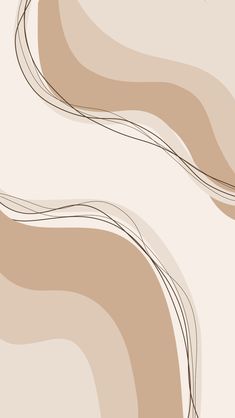 an abstract beige and white background with wavy lines in the shape of curved curves on top of each other