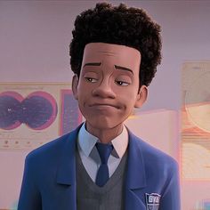 an animated man wearing a suit and tie