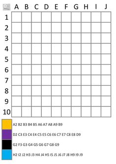 an image of a grid with numbers and letters in the same color scheme, as well as