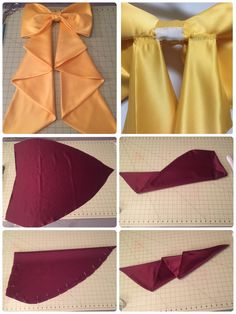 how to make an origami bow tie for someone's wedding dress - step by step instructions