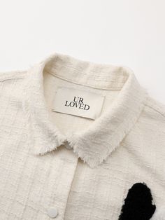 Details: Vintage white coat style waistcoatLamb's wool patch embroidery on the chest is cosy and cute!Raw edges Materials & Care: Cotton 63.1 %Polyester 19.3 %Acrylic 17.6% Hand wash | Dry clean Do not bleach Size & Fit: Model is 5'7", Bust 32, Waist 24, Hips 35, wearing a size S Item #: LN2VE01 Denim Jean Dress, Patch Embroidery, Coat Style, Shirt Detail, White Coat, Blazer Vest, Matching Dresses, Coat Fashion, Jeans Dress