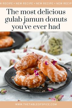 the most delicious gulab jamun doughnuts you've ever had recipe