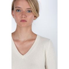 Densely knitted with the world's finest cashmere. This classic 2-ply cashmere v neck sweater is a modern wardrobe staple for every stylish woman. Super versatile minimalist design, light weight yet extremely cozy. Extra long staple fiber with tight knit ensures long lasting performance. This sweater comes in 1x1 ribbed v-neck, 1x1 ribbed cuffs and hem. fully fashioned arms and shoulder finish it off for the ultra easy fit. our famously soft first quality premium cashmere offers ultra cozy comfor Cream Long Sleeve Cashmere V-neck Sweater, Elegant Beige V-neck Sweater For Winter, Elegant Cream V-neck Sweater For Fall, Elegant Cream V-neck Sweater, White Classic Cashmere V-neck Sweater, Beige Cashmere V-neck Sweater For Winter, Cream V-neck Fine Knit Cardigan, White Fine Knit V-neck Sweater For Winter, Elegant White Cashmere V-neck Sweater