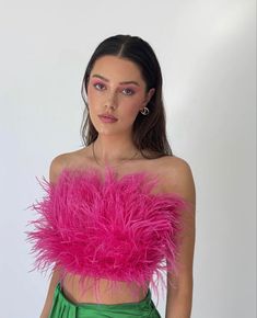 Pastel Semi Formal Outfit Women, Disco Jungle, Paige Desorbo, Hslot Outfit Ideas, Aesthetic Barbie, Harry Styles Concert Outfit, Taylor Concert, Feather Top, Harry Styles Outfit