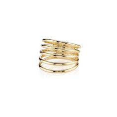 Ring measures approximately 3/4" in height. Ships within 7-10 business days. Chloe Jewelry, Wire Ring, Wire Rings, Ring Band, Stackable Rings, 14kt Gold, Yellow Gold Rings, Sterling Silver Rings, Chloe