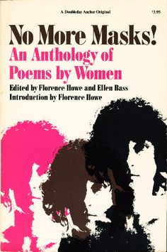 an old book cover with the words, no more masks and two women in pink