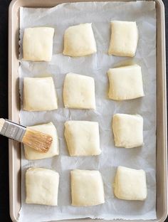 the dough is ready to go into the oven