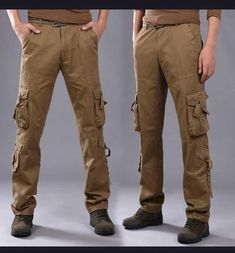 Men's Multi pocket Cargo Tactical Pants Cotton Men Camping Outdoor Hun – Ozzy Bella All Great Apparel Cheap Cargo Pants, Pink Wardrobe, Cargo Outfit, Military Cargo Pants, Tactical Cargo Pants, Outfit Hombre, Hunting Pants, Cotton Cargo Pants, Army Fashion