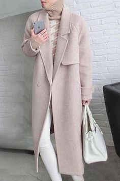 Minimal Monochrome, Plain Coats, Fashion Outerwear, Long Sleeve Workout Top, Perfect Coat, Fall Coat, Coat Outfits