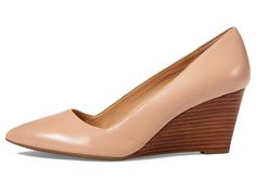 PRICES MAY VARY. Women's Wedge pump with leather upper Slip-on fit for easy on/off and all day comfort Pointed toe for a classic and refined look perfect to wear to work, business casual events, date night and more 2.5 inch stacked wedge heel for comfortable everyday wear Great for many occassions: office, wear to work, indoor, outdoor, business casual, conferences, parties, wedding guest and more! Work Heels Office Wear, Outdoor Business Casual, Heels Office, Work Heels, Wedge Pump, Wedge Pumps, Wear To Work, Kids Luggage, Womens Wedges