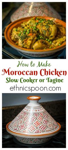 how to make moroccan chicken slow cooker or tagine