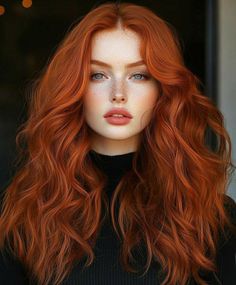 Copper Shag, Ginger Makeup, Easy Cute Hairstyles, Hair Vanity, Shag Cut, Redhead Makeup, Red Hair Inspo, Red Haired Beauty