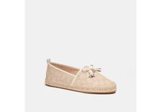 (eBay) Find many great new & used options and get the best deals for Coach Carson Espadrilles Shoes Size 11 at the best online prices at eBay! Free shipping for many products! Beige Lace-up Casual Flats, Casual Beige Lace-up Flats, Beige Casual Flats With Round Toe, Beige Round Toe Casual Flats, Casual Beige Flats With Round Toe, Casual Slip-on Flats With Contrast Sole, Spring Slip-on Flats With Contrast Sole, Beige Summer Beach Sneakers, Casual Espadrilles With Contrast Sole