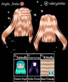 High Tips, Royal Hair, High Clothes, Hair Patterns, Roblox Roblox, Straight Hair