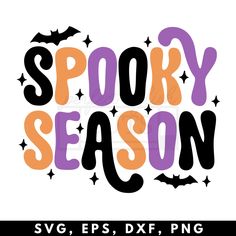 spooky season svg, eps, dxf and png