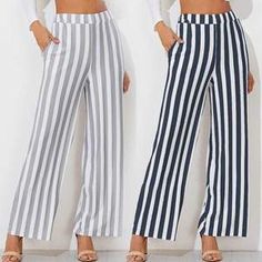 Tie Waist Belted Cigarette Trousers Striped Pants Spring Striped High-waisted Wide Leg Pants, Trendy Striped Wide Leg Pants For Spring, Summer Striped High Waist Wide Leg Pants, Summer High Waist Wide Leg Pants With Vertical Stripes, High-waisted Vertical Stripes Wide Leg Summer Pants, Summer Vertical Stripes Wide Leg Pants, Spring High-waisted Pants With Vertical Stripes, Summer High Waist Vertical Striped Wide Leg Pants, Summer Straight Leg Bottoms With Vertical Stripes