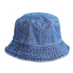 "* 100% Breathable Premium Cotton * Premium Quality - Fine cotton fabric protects sensitive scalp from Ultraviolet. * Brass Eyelets for ventilation. * Hat can be folded up and packed easily for travel. * Sturdy brim to keep you protected from sun. *Comes in two sizes (S/M and L/XL). Fits both men and women. * Hat Size Measurements: S/M- 22\"-22 3/4\"(56cm-57.8cm),L/XL-23 1/8\"-23 7/8\"(58.7cm-60.6cm) and Brim measures 2 ~ 2.25\" (5.5cm). Crown Deep: 3 1/2\" (9cm). Adorable and stylish cotton eve Bob Chapeau, Denim Bucket Hat, Light Blue Denim, Folded Up, Hat Sizes, Medium Blue, Ultra Violet, Black Denim, Color Matching