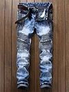 Stylish Street Style, Motorcycle Jeans, Bota Country, Mens Bootcut Jeans, Mens Straight Jeans, Denim Trousers, Slim Pants