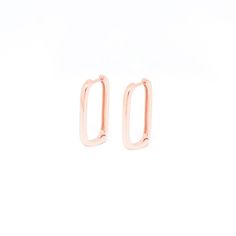 The Matisse are oblong rectangle hoop earrings. These dainty, modern, minimalist-style earrings can be worn daily as well as on special occasions. They are perfect for a gift! Features: * Inner measures: 17.5 mm x 9.5 mm. * Outer measures: 20.5 mm x 12.5 mm. * They are sold in singles and in pairs. Both options are available on the dropdown menu. * All of our jewelry is made of sterling silver (925 mm), and our gold jewelry is gold plated in 18K gold. Nickel free. Packaging: Our jewelry is packa Rectangle Hoop Earrings, Multiple Ear Piercings, Style Earrings, Minimalist Style, Minimalist Fashion, Ear Piercings, Modern Minimalist, Silver 925, Peace Gesture