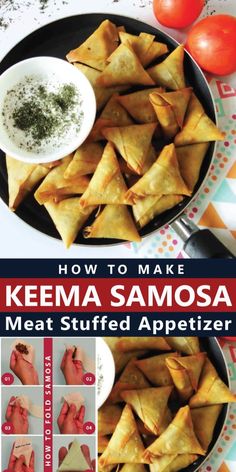 how to make keema samosa meat stuffed appetizer by kima suffield