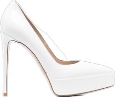 White Pumps, Platform Pumps, Pumps, Collage, Leather, Pins, White