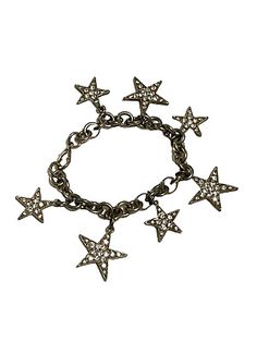 VINTAGE 90s Y2K PUNK ROCKSTAR ⭐️ STARS RHINESTONE BRACELET SILVER TONE BID NOW!  | eBay 2000s Bracelets, Punk Rockstar, Dr Wardrobe, Y2k Punk, Antique Finds, Beach Beauty, Rhinestone Bracelet, Beauty Art, Bracelet Silver